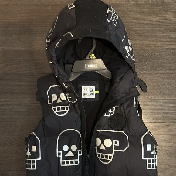 NUNUNU GOOSE DOWN PUFFER VEST - SIZE 8-9 - Picture 2 of 4